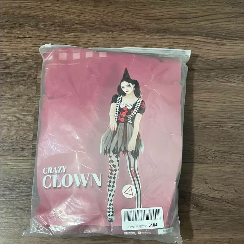 Hauntlook Crazy Clown Halloween Women Size Small NWT
